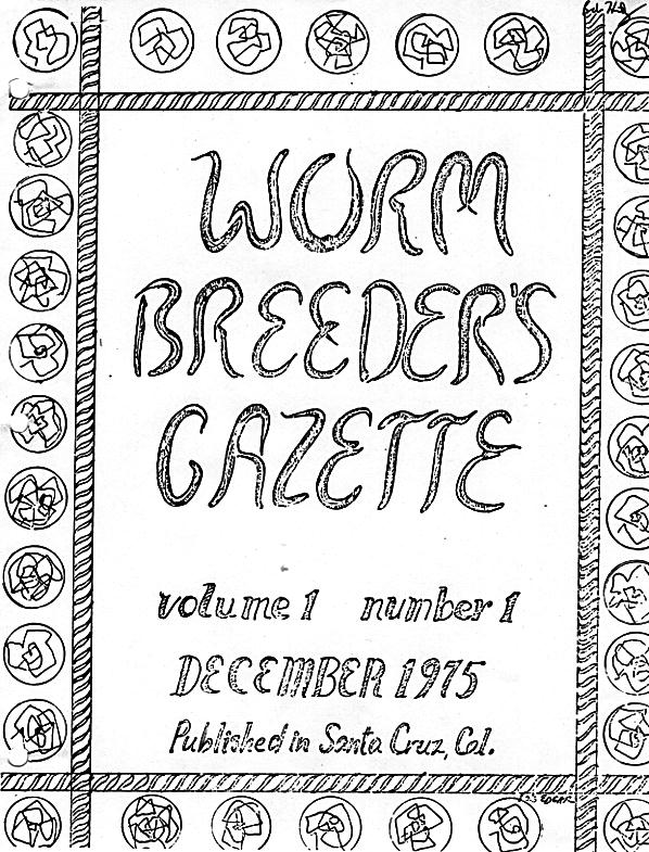 The first issue of the Worm Breeder’s Gazette. Credit: The Worm Breeder’s Gazette, http://wbg.wormbook.org/