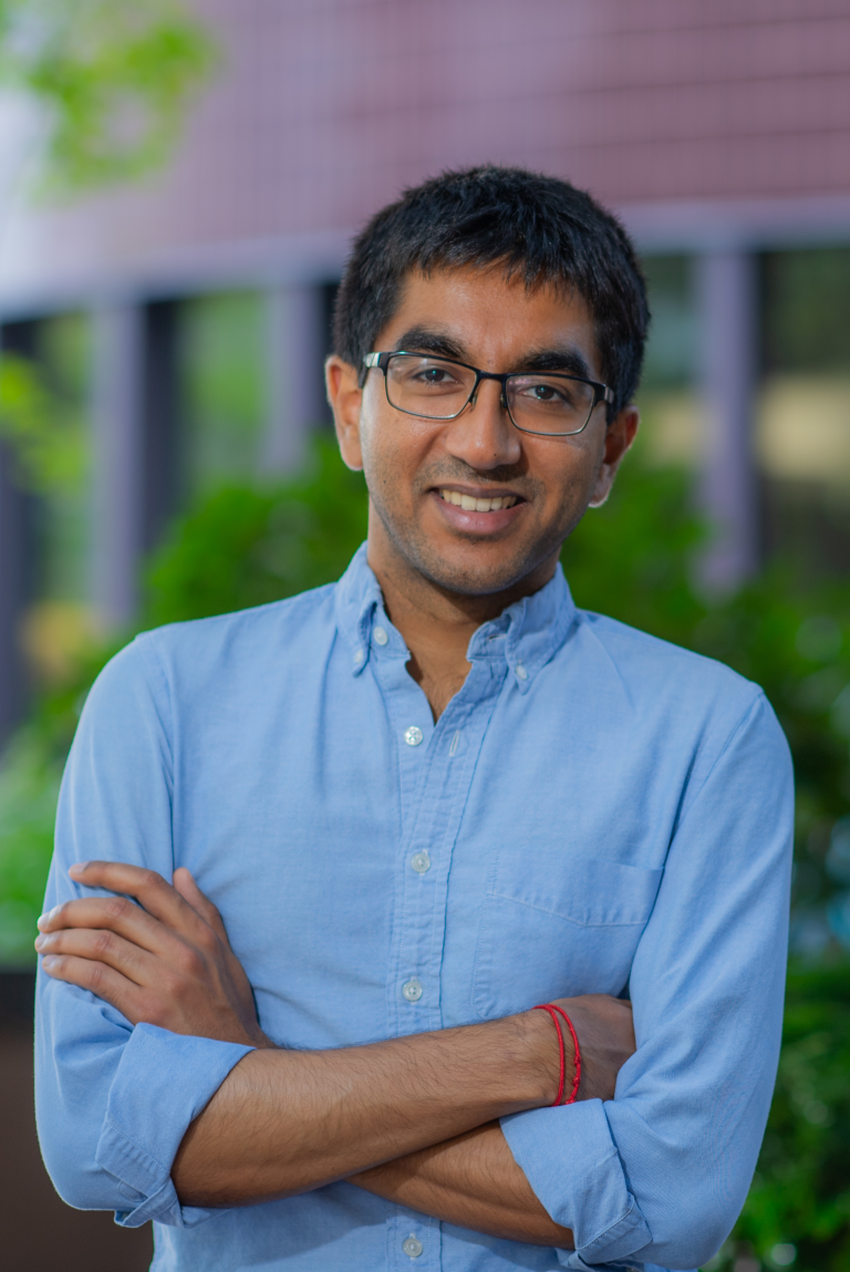 Close up of Aditya Raguram