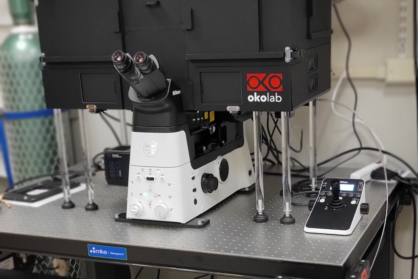 inverted microscope with enclosure